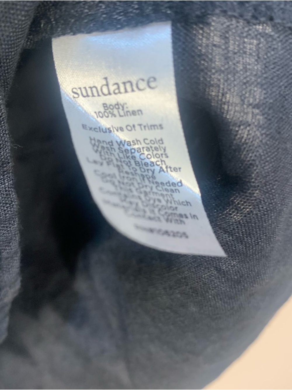 Sundance 100% Linen Button Snap Front Tank Top Shirt - Picture 6 of 10